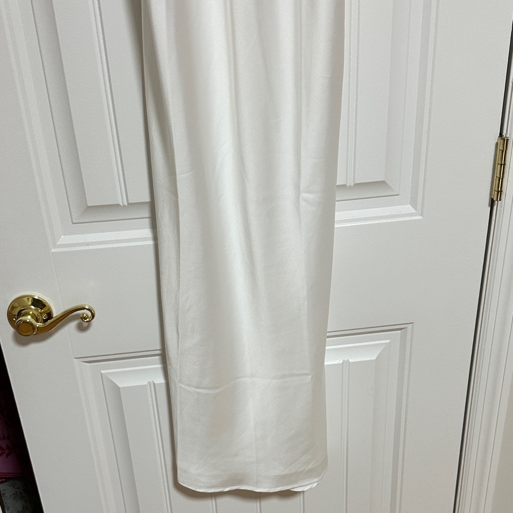 NWT MuMu White Ruffle Dress - Picture 3 of 10